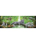 Puzzle panoramic Step - At the Waterfall, 1000 piese (60315)