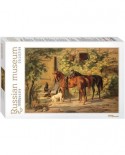 Puzzle Step - Adam Albrecht: Horses at the Porch, 1000 piese (60307)