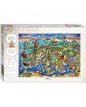 Puzzle Step - Attractions of Europe, 1500 piese (60348)