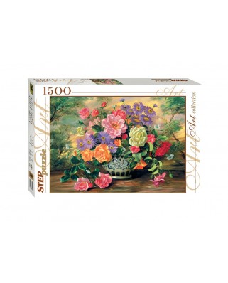 Puzzle Step - Flowers in a vase, 1500 piese (60333)