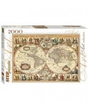 Puzzle Step - Historical Map of the World, 2000 piese (60356)