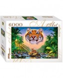 Puzzle Step - Magnificent Tiger, 6000 piese (63731)