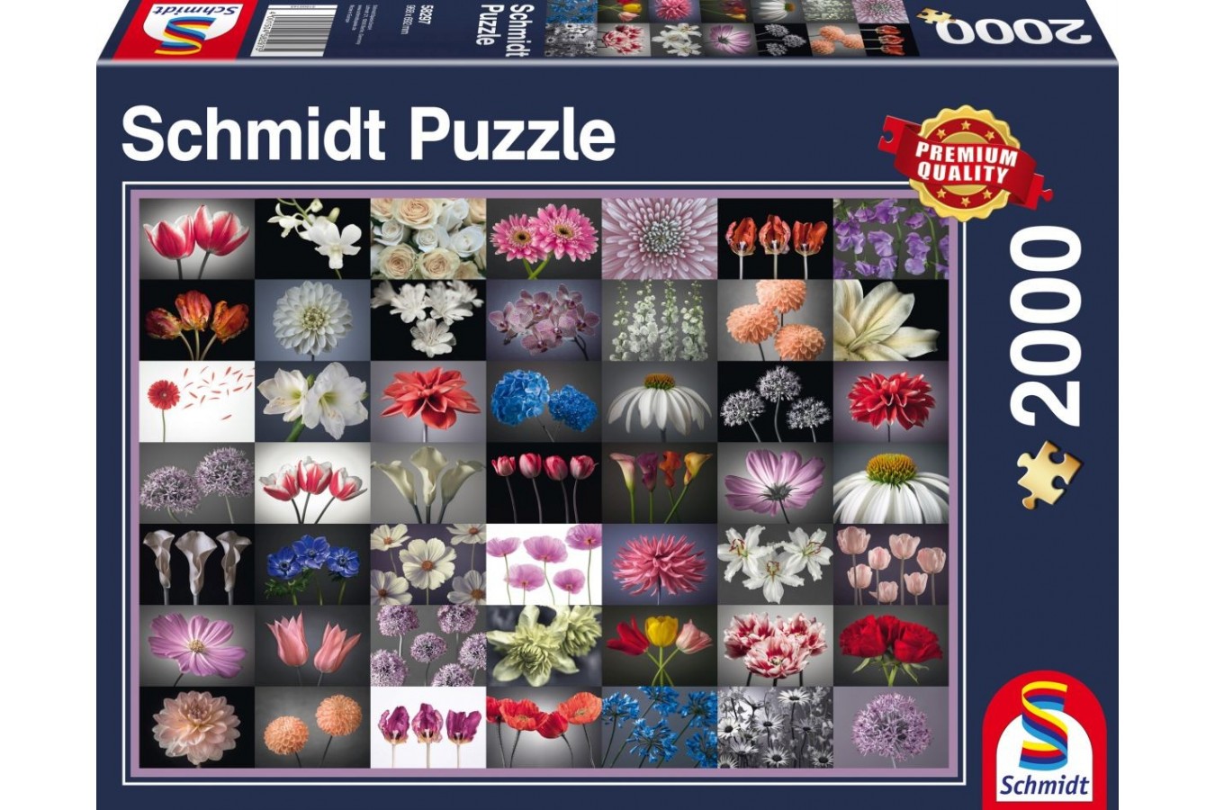 Puzzle Schmidt - Salut floral, 2000 piese (58297)