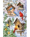 Puzzle SunsOut - Dona Gelsinger: Snow Birds, 550 piese (64234)