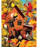 Puzzle SunsOut - Greg Giordano: Fall Birds, 1000 piese (64032)