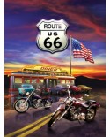 Puzzle SunsOut - Greg Giordano: Route 66 Diner, 1000 piese (64033)