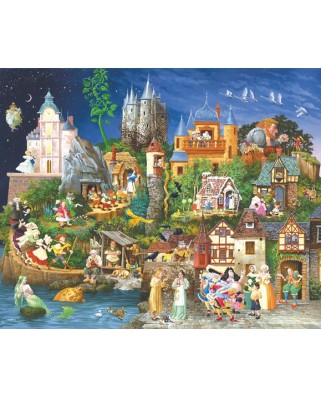 Puzzle SunsOut - James Christensen: Fairy Tales, 1500 piese (64455)