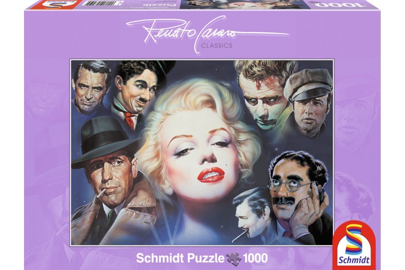 Puzzle Schmidt - Renato Casaro: Marilyn Monroe si prietenii, 1000 piese (57550)