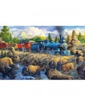 Puzzle SunsOut - Joseph Burgess: Delaying the Iron Horse, 550 piese (64044)