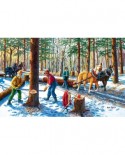 Puzzle SunsOut - Ken Zylla: Lumberjacks, 550 piese (64062)