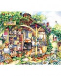 Puzzle SunsOut - Kim Jacobs: The Apiary, 550 piese (63932)