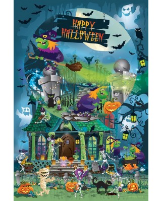Puzzle SunsOut - Legacy Tree: Trick or Treat for All Ages, 625 piese (63993)