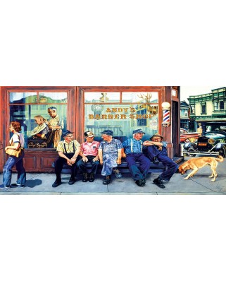 Puzzle SunsOut - Les Ray: Andy's Barbershop Friends, 1000 piese (63937)