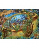 Puzzle SunsOut - Lewis T. Johnson: Sea Turtle World, 1000 piese (45065)