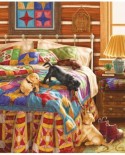 Puzzle SunsOut - Liz Goodrich Dillon: Bedtime Battle, 1000 piese (64249)