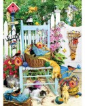 Puzzle SunsOut - Lori Schory: The Knitting Chair, 1000 piese (64018)