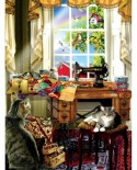 Puzzle SunsOut - Lori Schory: The Sewing Room, 1000 piese (64020)