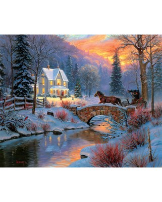 Puzzle SunsOut - Mark Keathley: Holiday Homecoming, 1500 piese (64202)