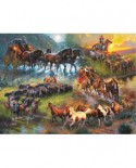 Puzzle SunsOut - Mark Keathley: Wagon Trails, 1000 piese (64193)