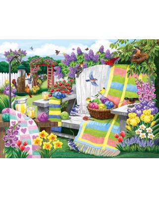 Puzzle SunsOut - Nancy Wernersbach: The Many Colors of Spring, 1000 piese (64278)