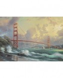 Puzzle Schmidt - Thomas Kinkade: Podul Golden Gate, 1000 piese, cutie metalica (59802)