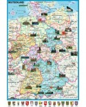 Puzzle Schmidt - Harta Germaniei, 500 piese (57046)