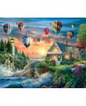 Puzzle SunsOut - Nicky Boehme: Balloons Over Sunset, 1000 piese (63913)