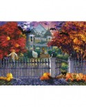 Puzzle SunsOut - Nicky Boehme: Halloween House, 1000 piese (63910)