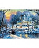 Puzzle SunsOut - Robert Finale: A White Christmas, 1000 piese (64265)