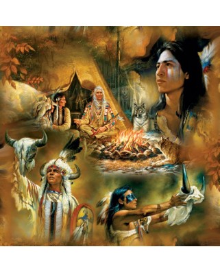 Puzzle SunsOut - Russ Docken: Native American Dreams, 1000 piese (44911)