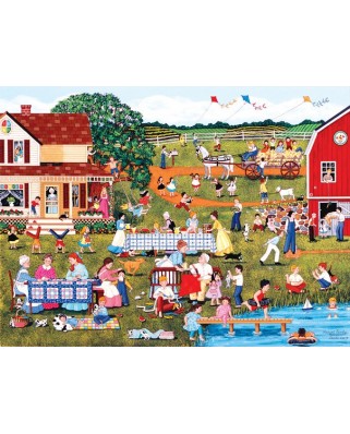 Puzzle SunsOut - Sheila Lee: Annual Family Reunion, 1000 piese (64269)