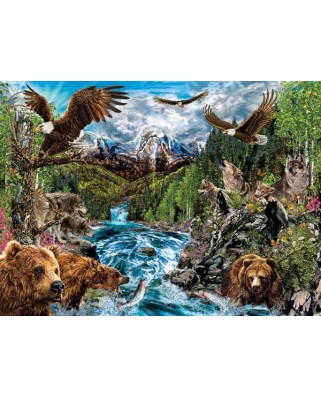Puzzle SunsOut - Steven Michael Gardner: River of Life, 1500 piese (45104)
