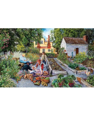 Puzzle SunsOut - Susan Brabeau: Garden Scene, 1000 piese (64109)