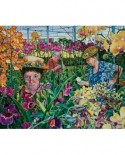 Puzzle SunsOut - Susan Brabeau: Orchids with Mantis, 1000 piese (64103)