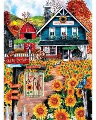 Puzzle SunsOut - Tom Wood: At the Sunflower Inn, 1000 piese (63967)