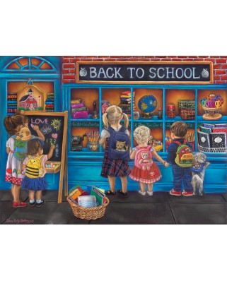 Puzzle SunsOut - Tricia Reilly-Matthews: School Time, 1000 piese (64025)