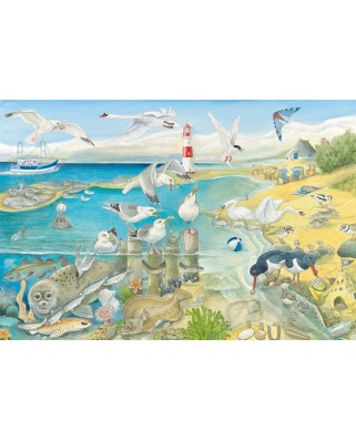 Puzzle Schmidt - Animals at the Seaside, 60 piese (56248)