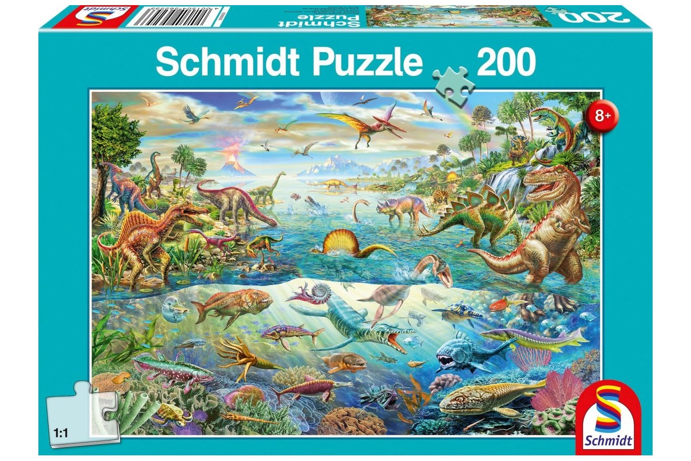 Puzzle Schmidt - Discover the Dinosaurs, 200 piese (56253)