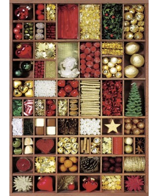 Puzzle Nathan - Christmas Colors, 1000 piese (62539)