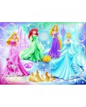 Puzzle Nathan - Disney Princess: Glittering Princesses, 100 piese (43516)