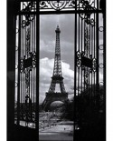 Puzzle Nathan - Eiffel Tower, Paris, 1000 piese alb-negru (5732)