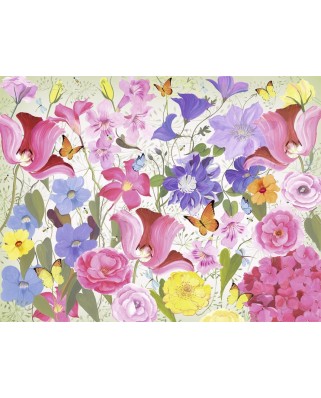 Puzzle Nathan - Floral Spirit, 2000 piese (62565)