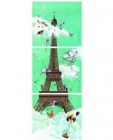 Puzzle Nathan - Marie-Anne Foucart: Eiffel Tower, 1000 piese (43483)
