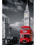 Puzzle Nathan - Red Bus in London, 1500 piese (11491)