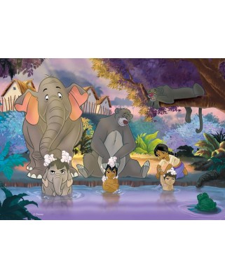 Puzzle Nathan - The Jungle's Book - The Bath, 45 piese (43537)