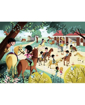Puzzle Nathan - Welcome to the Equestrian Center, 60 piese (62501)
