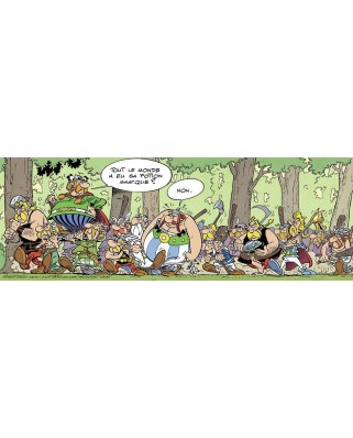 Puzzle panoramic Nathan - Asterix & Obelix - Vers le Domaine des Dieux, 500 piese (62528)