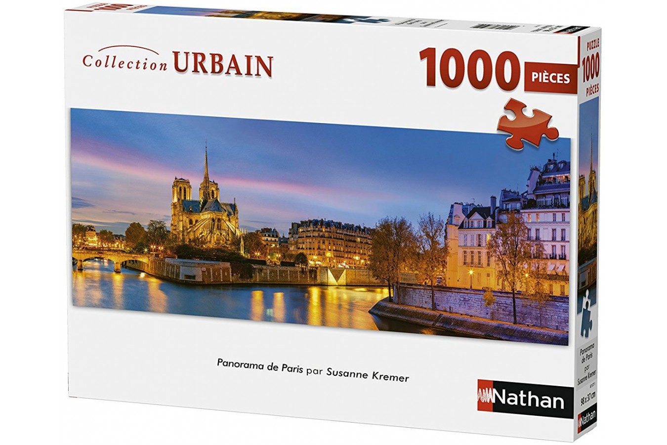 Puzzle panoramic Nathan - Paris, France, 1000 piese (62544)