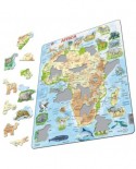 Puzzle Larsen - Africa (in French), 63 piese (59466)