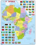Puzzle Larsen - Africa Map, 70 piese (48453)